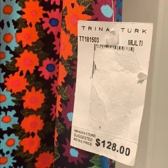 Trina Turk Floral Dress Size Small NWT - Picture 8 of 10